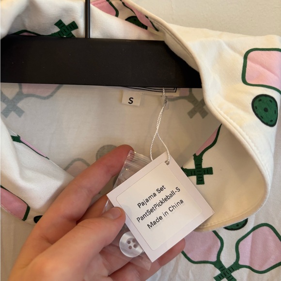 Pickle ball long pajama set - Picture 4 of 6